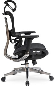 Fotel Biurowy Ergonomiczny Obrotowy NINO Czarny Nowoczesny