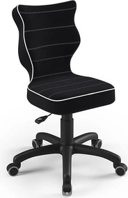 Ergonomiczne krzesło dla dziecka Petit Black rozmiar 3 (119-142 cm)