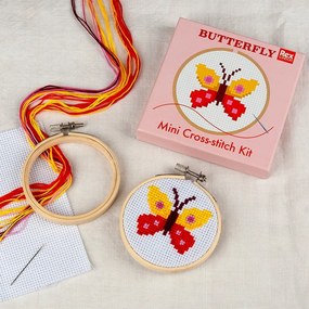 Zestaw kreatywny Cross-stitch Kit Butterfly – Rex London