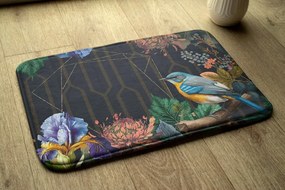 Dywanik do łazienki Dywanik do łazienki Ptak Kwiaty