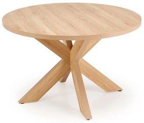 MORUS stół okrągły naturalny 120 cm, 4-osobowy