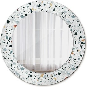 Lustro dekoracyjne okrągłe Kamień naturalny