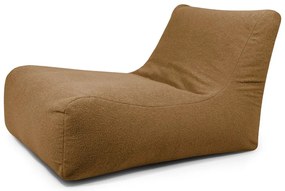 Brązowy worek do siedzenia z materiału bouclé Lounge 100 – SLOWDOWN