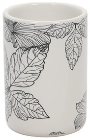 Kubek na szczoteczki do zębów BLACKFLORA, ceramiczny