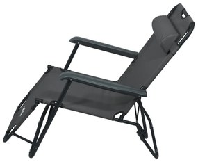 Cattara 13513 Składane leżak Comfort, antracyt,155 x 61 cm