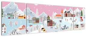 Obraz - Magiczna zima (170x50 cm)