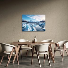Obraz na szkle - Formacje lodowcowe (70x50 cm)