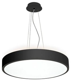 LED2 - Lampa wisząca ROTO LED/48W/230V 2700K/3300K/4000K IP40 czarna pr.40 cm