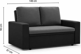 Sofa Landi z funkcją spania i pojemnikiem – nowoczesna kanapa rozkładana