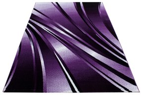 Dywan nowoczesny Parma Linie fioletowy 120 cm x 170 cm