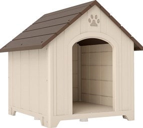 PawHut Budka dla psa, wodoodporny schron dla średnich/dużych psów, Wymiary: 88L x 79B x 89H cm | Aosom PL