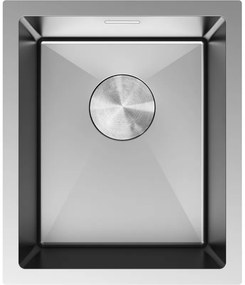 Mexen Trixo zlewozmywak stalowy 1-komorowy 370 x 440 mm, inox - 6412371000-01