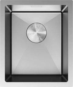 Mexen Trixo zlewozmywak stalowy 1-komorowy 370 x 440 mm, inox - 6412371000-01