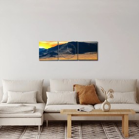Obraz - Zasilanie (z zegarem) (90x30 cm)