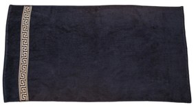 Ręcznik kąpielowy GREEK 70x130 cm czarny, 100% bawełna