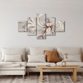 Obraz bogini z motywem kwiatowym (125x70 cm)