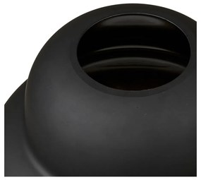 Czarny szklany wazon (wysokość 20 cm) Vera – House Nordic
