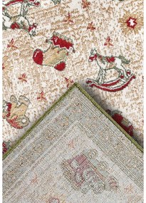 Zielony dywan z mieszanki bawełny ze świątecznym motywem 50x80 cm Toy's Delight Green Christmas – Villeroy&amp;Boch