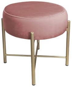 Taboret Pola noga metalowa złota MG58