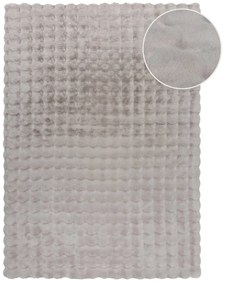 Jasnoszara syntetyczna skóra 180x290 cm Waffle Faux Fur – Flair Rugs