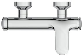 Wannowa bateria ścienna w kolorze srebra z połyskiem Melange – Ideal Standard