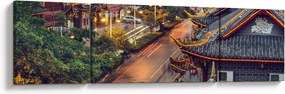 Obraz - Qintai Road, Chengdu, Chiny (170x50 cm)