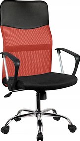 Czerwony ergonomiczny fotel obrotowy B9-L98
