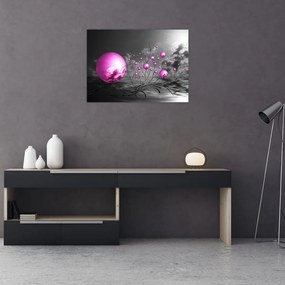 Obraz różowych kul (70x50 cm)