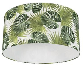 Abażur z bawełny 50/50/25 - Leaf Nowoczesny
