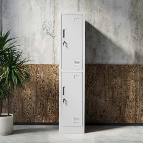 Szafka socjalna ubraniowa BHP szara: IGOREK 1 Plus