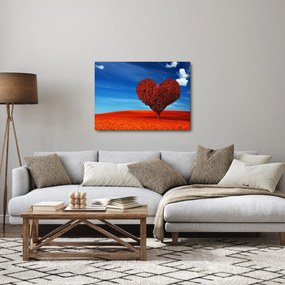 Obraz - Serce z drzewa (70x50 cm)