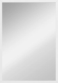 HOMCOM Lustro Ścienne, 50 x 70 cm, Rama w Wyglądzie Drewna, Łatwy Montaż, W Zestawie Śruby | Aosom PL