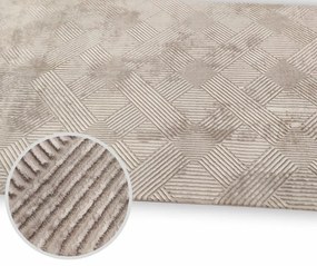 Dywan nowoczesny 3D Anett beżowy 160 cm x 230 cm