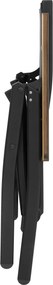 Doppler EXPERT antracyt WOOD PLUS - ogrodowy aluminiowy zestaw wypoczynkowy 4+1