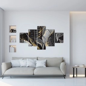 Obraz - Złota dżungla (125x70 cm)