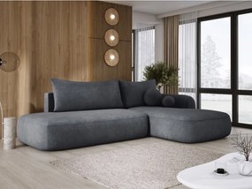 Narożnik BLOOM z funkcją spania układ L Prawy Tkanina CLOUD 91