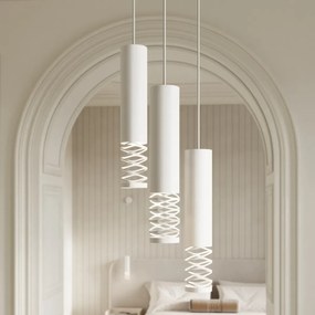 Lampa wisząca LAMI 1 biała SOLLUX  LIGHTING