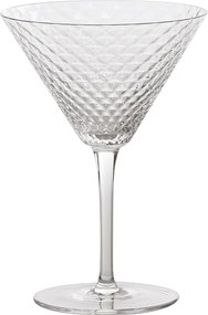 Martini - Zestaw 4 kieliszków do koktajli i wina aromatycznego o pojemności 23 cl, szkło, elegancki design - Zafferano Wyprodukowano we Włoszech