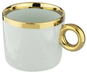 Altom Kubek porcelanowy Palazzo dots 350 ml, szałwiowy