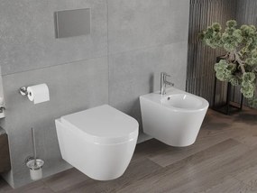 Mexen Rico miska wc z deską wolnoopadającą twarda, biała połysk - 30478000