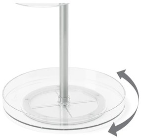 Plastikowy obrotowy organizer łazienkowy na kosmetyki Pirouette – Umbra