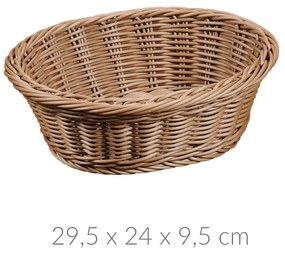 Koszyk na pieczywo, owoce, syntetyczna plecionka, Kesper