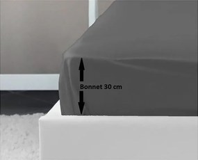 Pościel 100% Bawełny 160x200 cm Szary Antracyt - Certyfikat OEKO-TEX