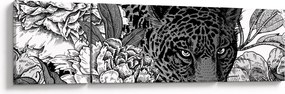 Obraz - Egzotyczny ogród (170x50 cm)
