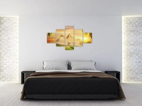 Obraz - Piramidy (125x70 cm)