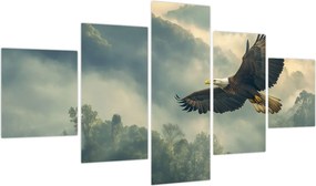 Obraz - Lecący orzeł (125x70 cm)