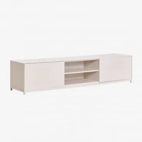 Mebel Rtv 180x40 Cm Z Mdf Kivora Gardenia Biel & ↔︎ 180 Cm - Sklum