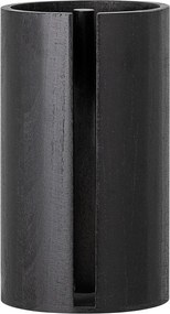 Czarny drewniany stojak na ręczniki papierowe ø 14,5 cm Celian – Bloomingville