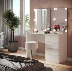 Stół do toalety biały 110x45x77.2 viktoria