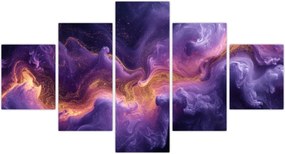 Obraz - Fioletowa Mgławica (125x70 cm)